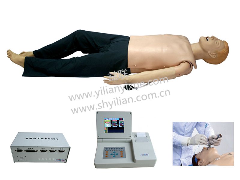 高級多功能急救訓練模擬人(心肺復蘇CPR與氣管插管綜合功能)